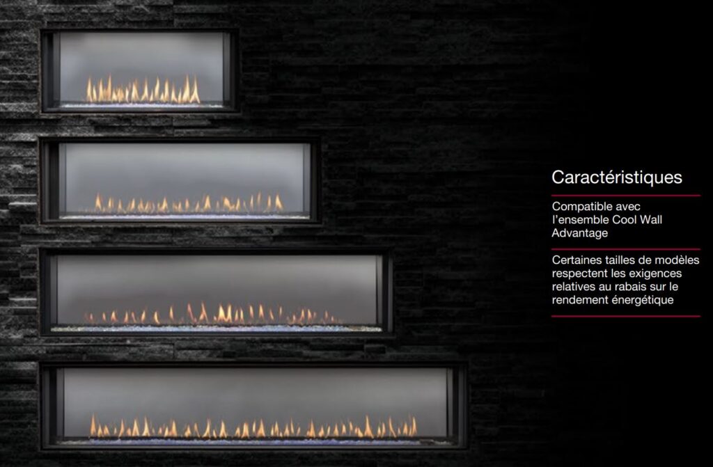 Foyer au gaz MultiFaces Poêles et Foyers de la Capitale